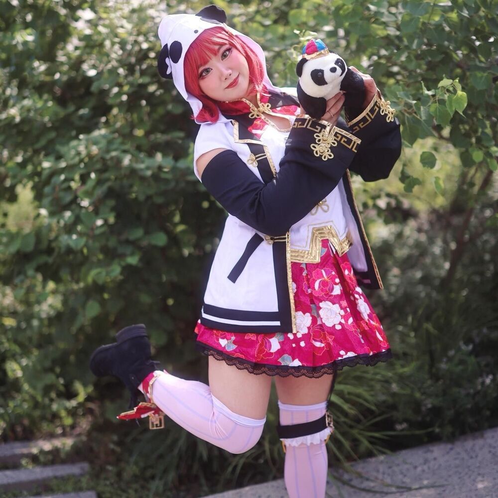Love Live!! Sunshine! Aqours Ruby Kurosawa Panda Cosplay